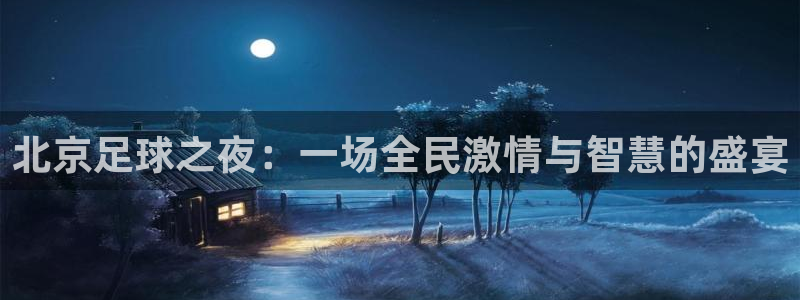 北京足球之夜：一场全民激情与智慧的盛宴
